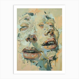 'Faces' 5 Art Print