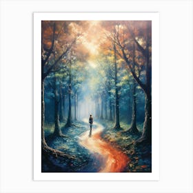 Walk In The Woods 2 Art Print