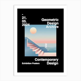 Geometric Design Archive Poster 27 Art Print