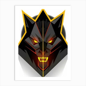 Wolf Logo Art Print