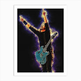 Spirit Of Dave Grohl Foofighter Art Print