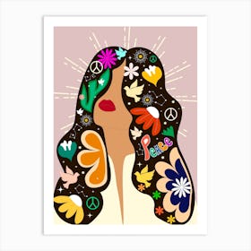 Goddess Of Peace Art Print