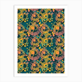 Floral Havana Night Art Print