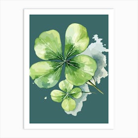 Four Leaf Clover Art Print