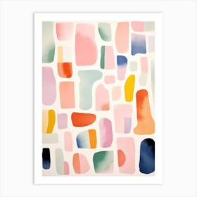 Abstract Watercolor Painting 4 Art Print