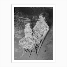 Wife Of Wpa (Works Progress Administrationwork Projects Administration) Worker And Her Child Art Print