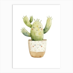 Cute Cactus Art Print