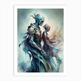 Couple Art Print