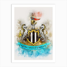 Newcastle United Painting Art Print