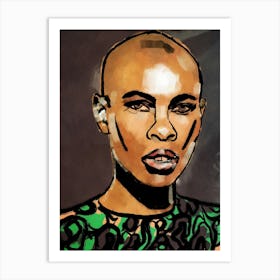 Skin of Skunk Anansie Art Print