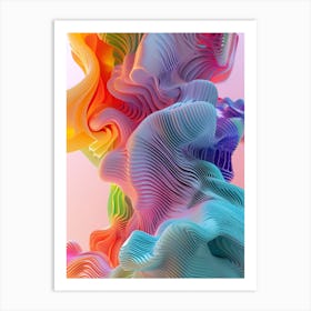 Abstract 3d Art Art Print