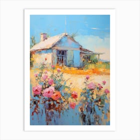 Roses In The Garden Art Print