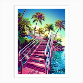 Stairway To Paradise 5 Art Print