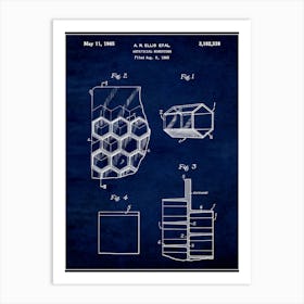 Artificial Honeycomb 1965 Art Print