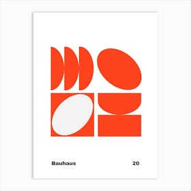 Geometric Bauhaus Poster 20 Art Print