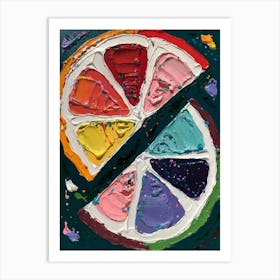 Abstract Expressionism: Slice Of Life! Art Print