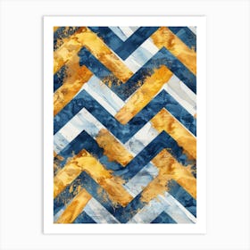 Chevron Pattern 1 Art Print