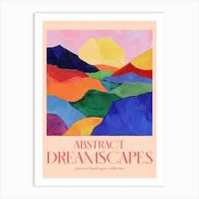 Abstract Dreamscapes Landscape Collection 24 Art Print