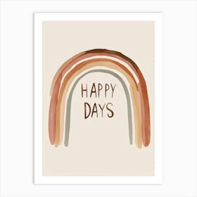 Happy Days 1 Art Print