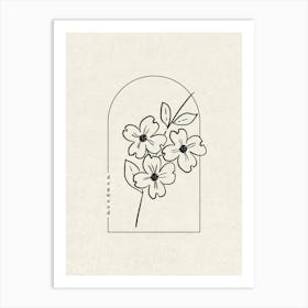 Dogwood Flower Art Print