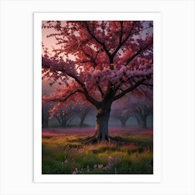 Cherry Blossom Tree 2 Art Print