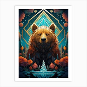 Bear In The Forest 6 Art Print