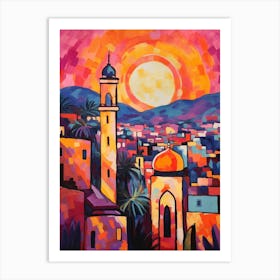 Marrakech Morocco 1 Fauvist Painting Art Print
