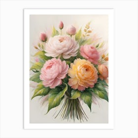 Peonies 18 Art Print