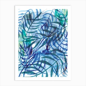 Nature In Blue Number Three Art Print