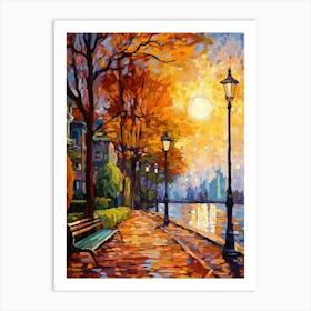 Emirgan Park Pixel Art 9 Art Print