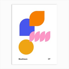 Geometric Bauhaus Poster 37 Art Print