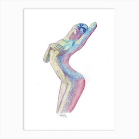 Nude Drawing 3 Art Print