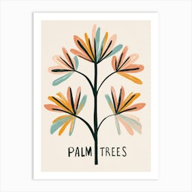 Palm Trees No 3 Art Print