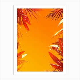 Abstract Tropical Background 1 Art Print