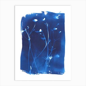 Buttercups In Blue Art Print