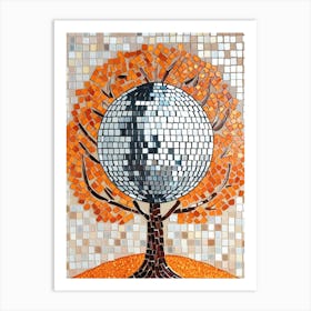 Disco Ball Mosaic 4 Art Print