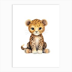 Cheetah Cub Art Print