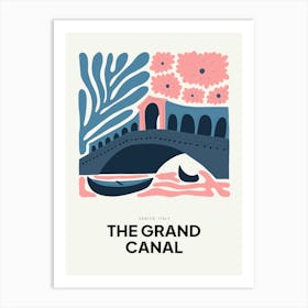 Travel The Grand Canal Venice Abstract Gallery Art Print