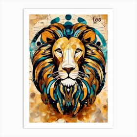 Leo the Lion Art Print