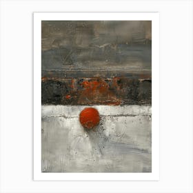 Red Ball Art Print