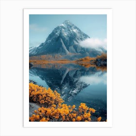 Fjords In Autumn Art Print