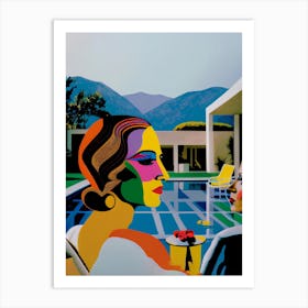 Poolside Gossip Inspired Palm Springs Art Print