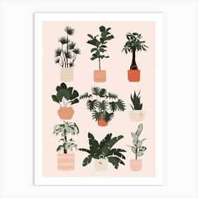 Houseplants Print Art Print