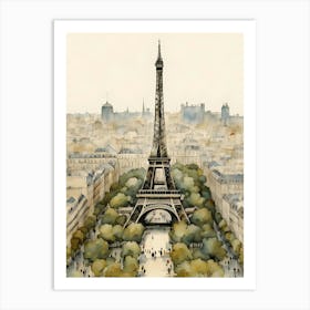 Eiffel Tower Art Print