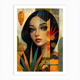 Abstract Of A Woman 28 Art Print