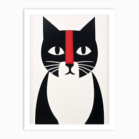 Sad cat 2 Art Print