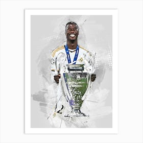 Eduardo Camavinga Real Madrid Art Print