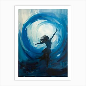 Dancer In The Ocean Art Print