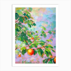 Grapefruit Tree 2 Impressionist Painting Art Print