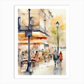 Paris Cafe 2 Art Print